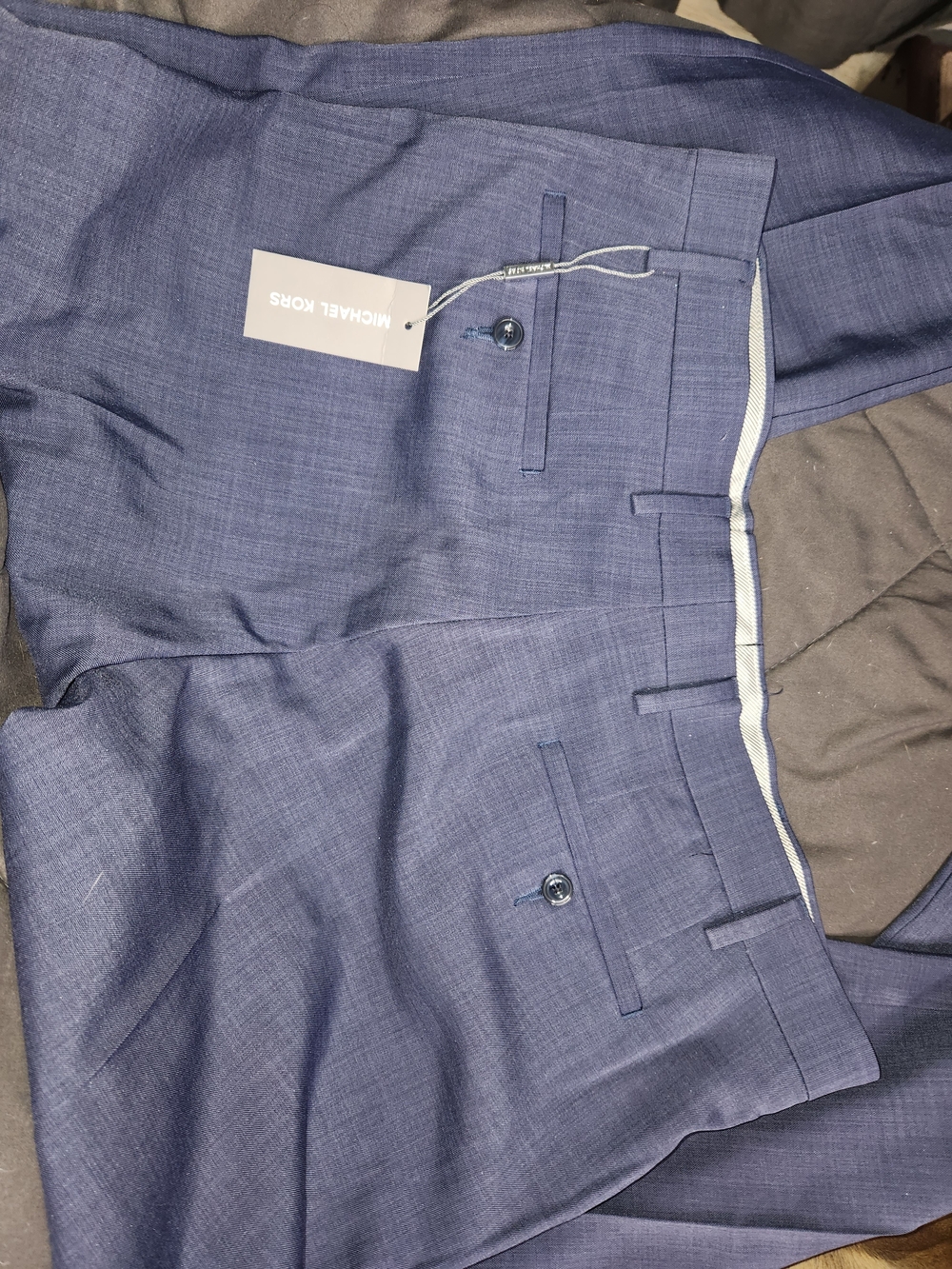 Michael Kors Men's Navy Dress Pants